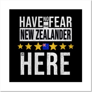 Have No Fear The New Zealander Is Here - Gift for New Zealander From New Zealand Posters and Art